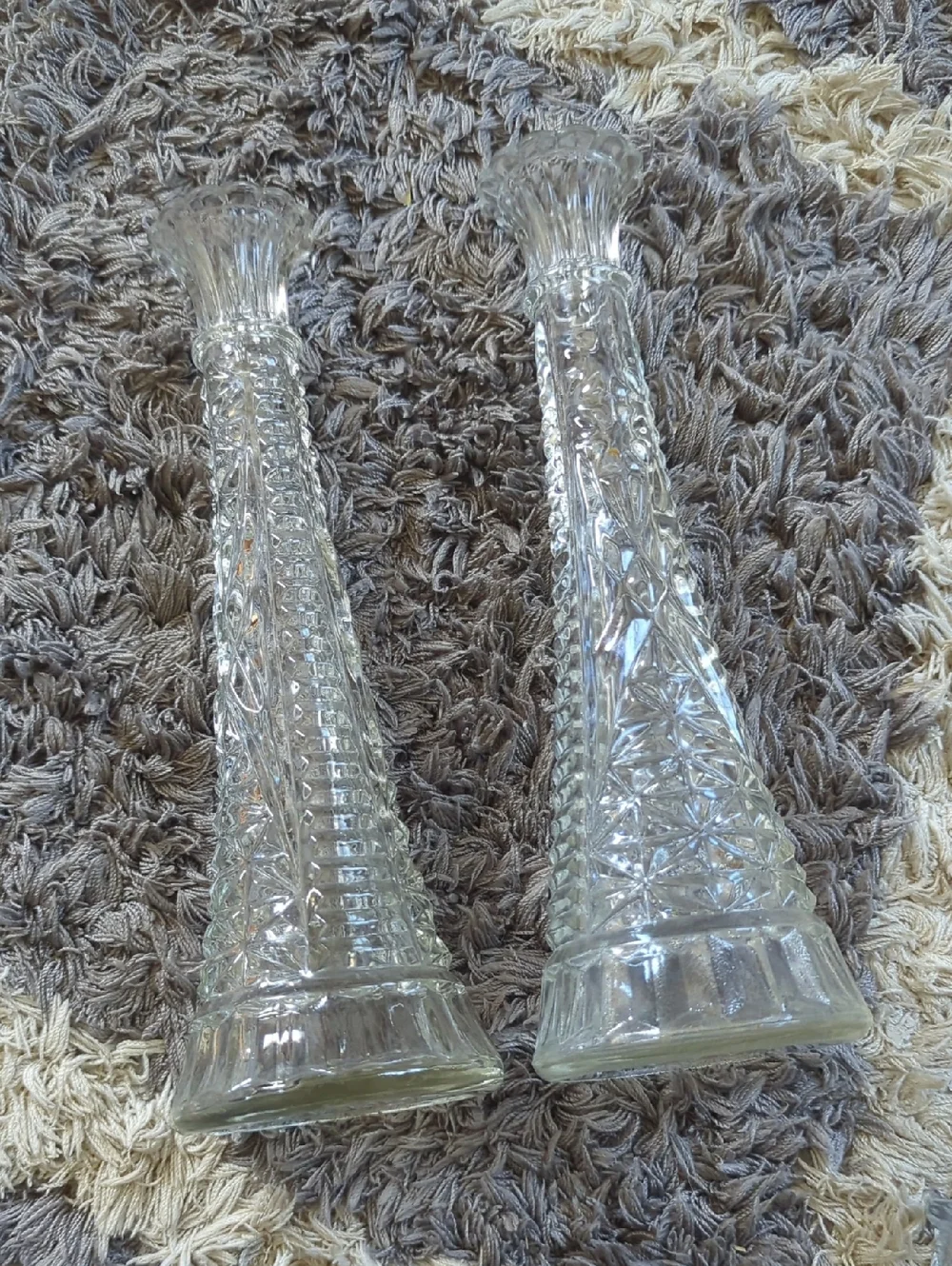 Wexford Bud Vases By Anchor Hocking Clear Glass Bud Vases Set of 4